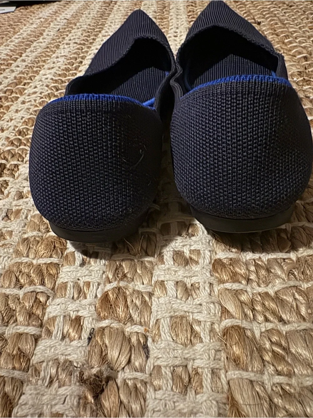 Rothy’s The Point Navy Blue Pointed Toe Flats - Size 7